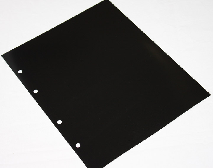 Лист вертикальный промежуточный черный 200х250 мм, формат Optima
