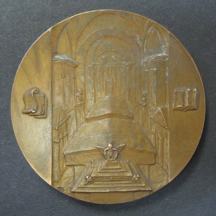 Настольная медаль. Российская Национальная Библиотека. Основана в 1795 году