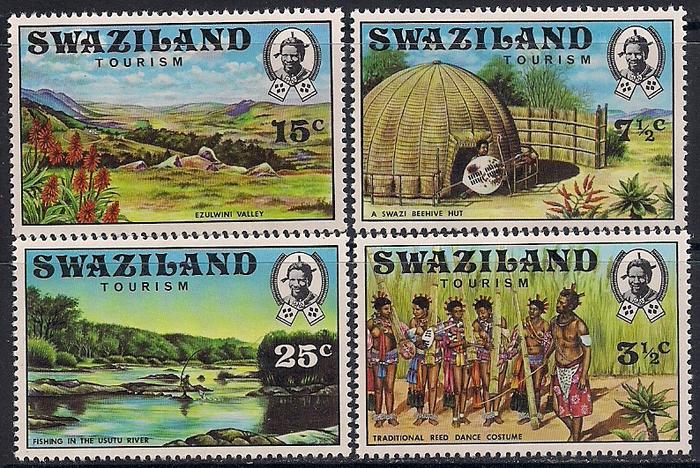 Свазиленд 1972 год. Туризм. 4 марки