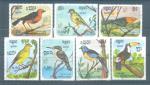 Камбоджа 1985 год. Птицы. Национальная выставка Аргентины. 7 гашеных марок