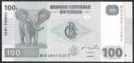 ДР Конго 100 франков 2007 год UNC