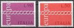 Италия, 1971 г. Европа СЕПТ. 2 марки