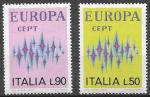 Италия, 1972. Европа СЕПТ. 2 марки