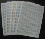 Россия 1995 год, Стандарт в листах на мелованной и простой бумаге, 10 листов Россия 1995 год, Стандарт в листах на мелованной и простой бумаге, 10 листов