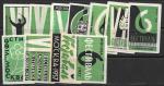 Набор спичечных этикеток. 6 фестиваль. Москва 1957 г. 11 шт.