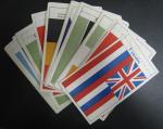 Флаги стран мира. Набор из 90 флагов. открытки