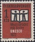 ЧССР 1972 год. ЮНЕСКО. Международный день книги. 1 марка