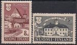 Финляндия 1946 год. 600 лет городу Порву. 2 марки 
