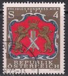 Австрия 1973 год. Герб. 1 гашеная марка