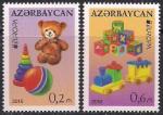 Азербайджан 2015 год. Европа. Детские игрушки (010.559). 2 марки