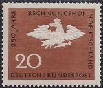 ФРГ 1964 год. 250 лет немецкой Счётной Палате. Символ - прусский орёл. 1 марка