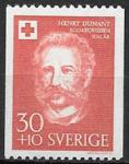 Швеция 1959 год. 100 лет Красному кресту. Основатель Анри Дюнан, 1 марка