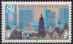 ФРГ 1994 год. 1200 лет Франкфурту-на-Майне. 1 марка