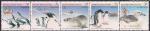 Австралийские Антарктические территории 1988 год. Сохранение окружающей среды в Антарктике. 5 марок