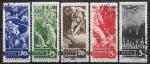 СССР 1935 год. Антивоенная серия. 5 гашеных марок