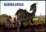 Лаос 2016 год. Динозавры и сказочный дракон. 1 блок 