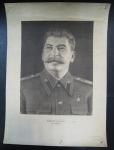 Плакат с портретом И.В. Сталина. Москва 1949 г. Изд. Искусство