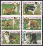 Афганистан 1999 год. Породы собак. 6 марок