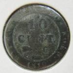 Королевство Вестфалия, 1810 год, 10 центов