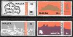 Мальта 1975 год. Европейский год охраны памятников, 4 марки