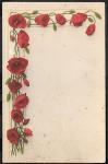 Почтовая карточка. Маки. Прошла почту 23 марта 1913 года
