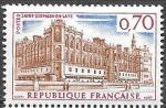 Франция 1967 год. Стандарт. Туризм. Замок Сен-Жермен, 17 век. 1 марка