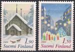 Финляндия 1989 год. Рождество. 2 марки