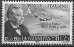 Италия 1955 год. Итальянский поэт Джованни Пасколи. 1 марка 
