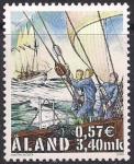 Аландские острова (Финляндия) 2000 год. Плавание под парусом. 1 марка