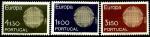Португалия 1970 год. Европа. 3 марки