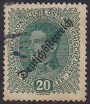 Австрия 1918 год. Король Карл Первый (ном. 20). 1 гашеная марка из серии