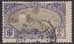 Французское Сомали 1909 год. Замок (ном. 2). 1 гашеная марка из серии