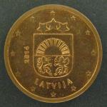 2 евро цента 2014 год. Латвия
