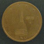 2 евро цента 2005 год. Италия