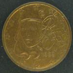 2 евро цента 1999 год. Франция
