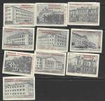 Набор спичечных этикеток. Благовещенск. 10 шт. 1964 год