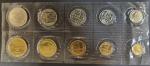 Годовой набор монет со знаком монетного двора 1971 год ЛМД.  (Ю