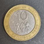 Монета Кения 1997 год. 10 шиллингов