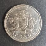 Монета Барбадос 1998 год. 10 центов