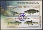 Таджикистан 2003 год. НДП.Международный Форум по пресной воде. Пресноводные рыбы. 1 блок (н