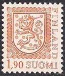 Финляндия 1989 год. Национальный герб. 1 марка
