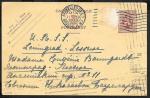 Почтовая карточка. Прошла почту, Брюссель 1931 год