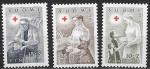 Финляндия 1954 год. Красный крест. Слепой, дети, пожилой, 3 марки