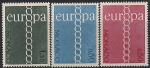 Монако 1972 год. Европейское сотрудничество. 3 марки 