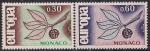 Монако 1965 год. Европа СЕПТ. Символическая ветка. 2 марки