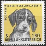 Австрия 1966 год. 120 лет Венского общества Защиты Животных, 1 марка