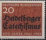 ФРГ 1963 год. 400 лет изданию Гейтельбергского Катехизиса. 1 марка
