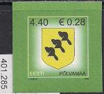 Эстония 2006 год. Стандарт. Герб уезда Пылвамаа. 1 марка (401.285)