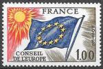 Франция, 1976. Выпуск для Совета Европы. 1 марка