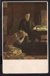 Почтовая карточка. Художник Колье. Падение идола. 1915 г.